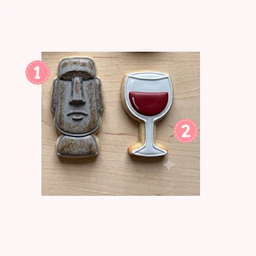 Moai copa de vino