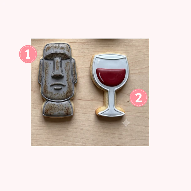Moai copa de vino 