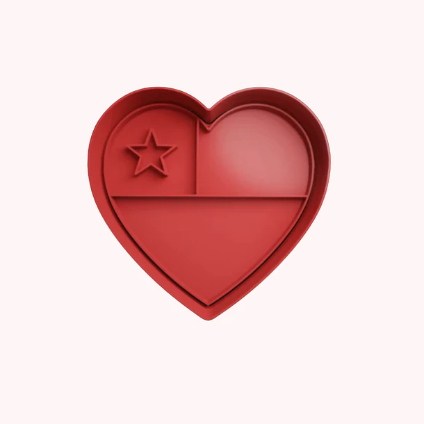 Bandera corazon 