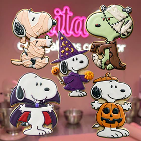 Set snoopy halloween (5 diseños)