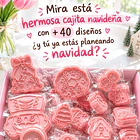 Cajita navideña de 40 diseños  1