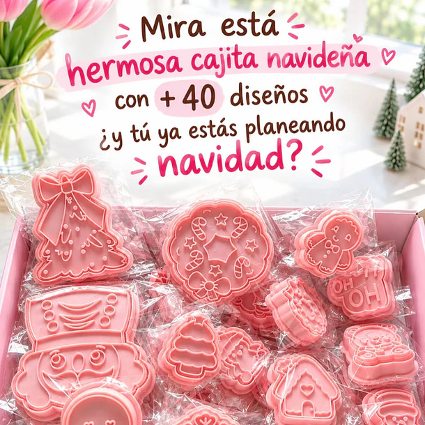 Cajita navideña de 40 diseños  1