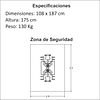 JALÓN DE ESPALDA DOBLE