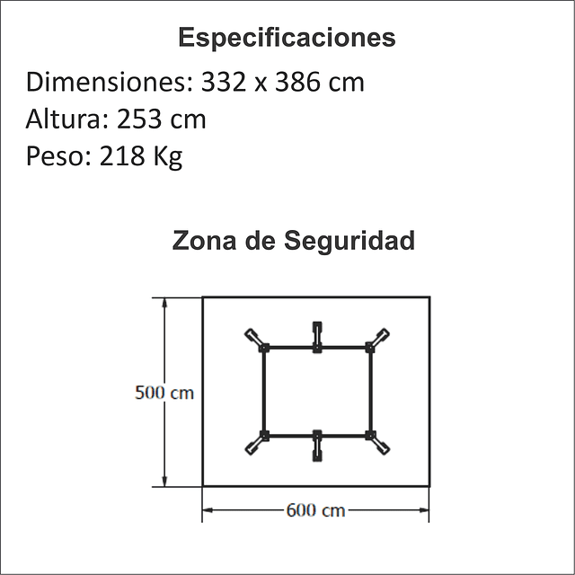 CALISTENIA MOD CUADRILATERO SW 6 USUARIOS