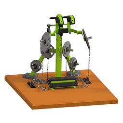 MAQUINA DE SENTADILLAS CON ARNES