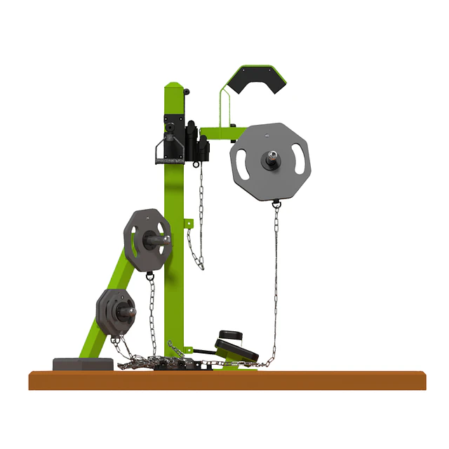 MAQUINA DE SENTADILLAS CON ARNES