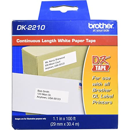 Etiquetas Térmicas Brother DK-2210 29mm x 30.48m Continuas