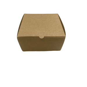 Caja de Cartulina para delivery autoarmables 19.5 x 19.5 x 9.8 cm