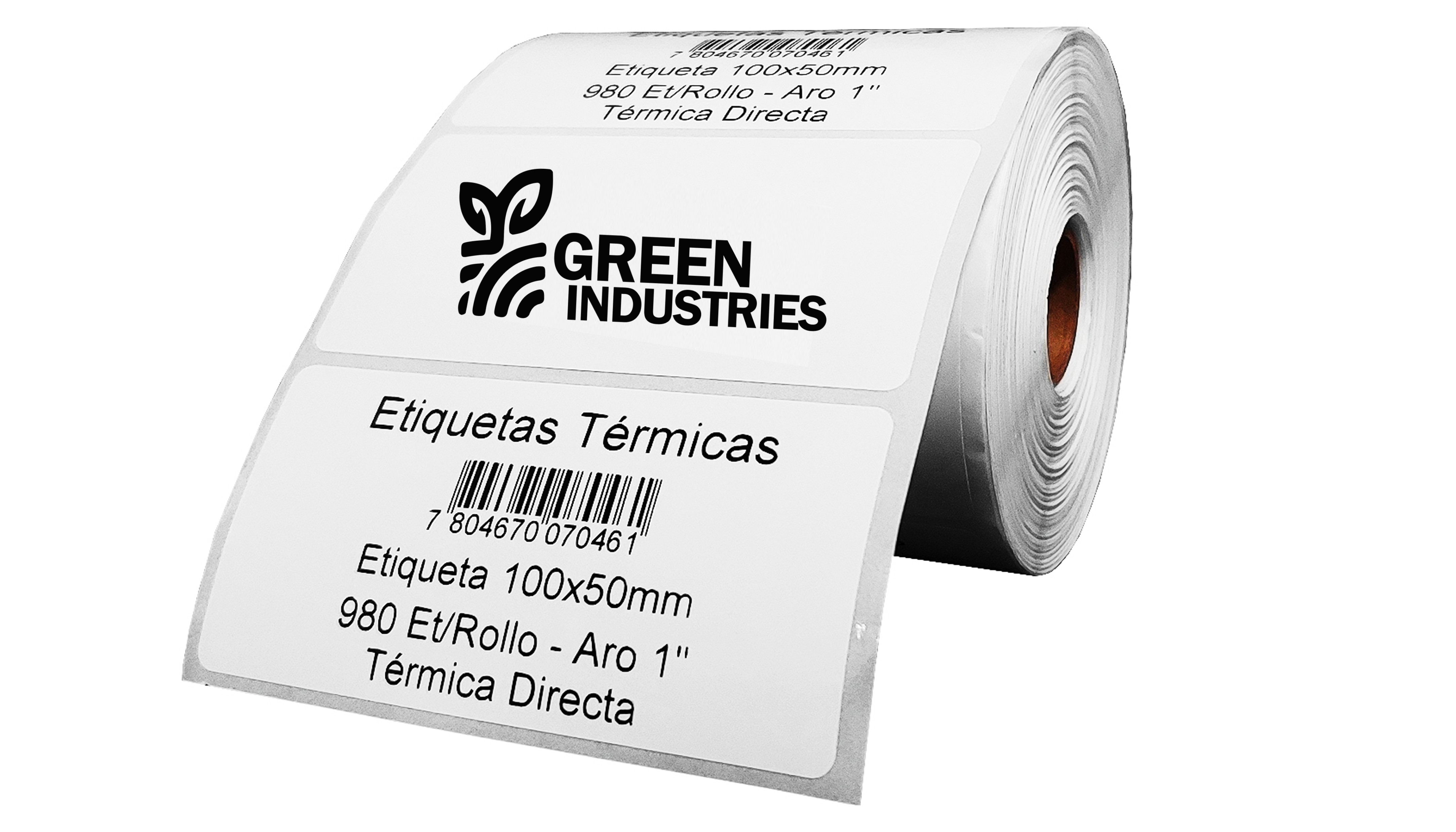 10 Rollo Etiquetas Térmicas Autoadhesivas 100x60. 500 Uni.