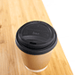 Tapas CPLA Negro 80mm (Vasos de papel 8oz) - Miniatura 2