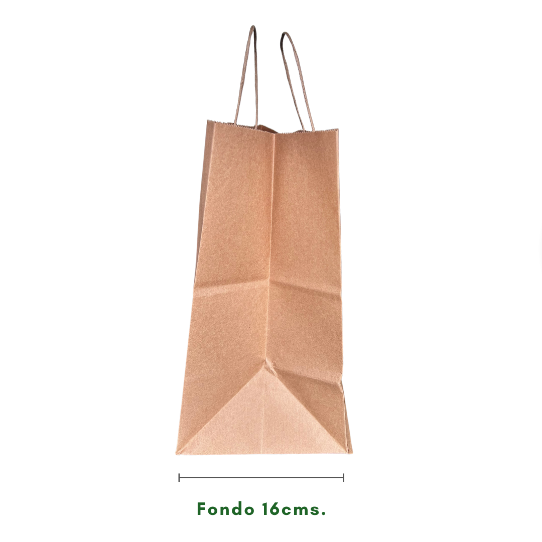 Bolsa Papel Kraft 27x 16 x 29cm 2