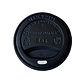 Tapas CPLA Negro 80mm (Vasos de papel 8oz) - Miniatura 1