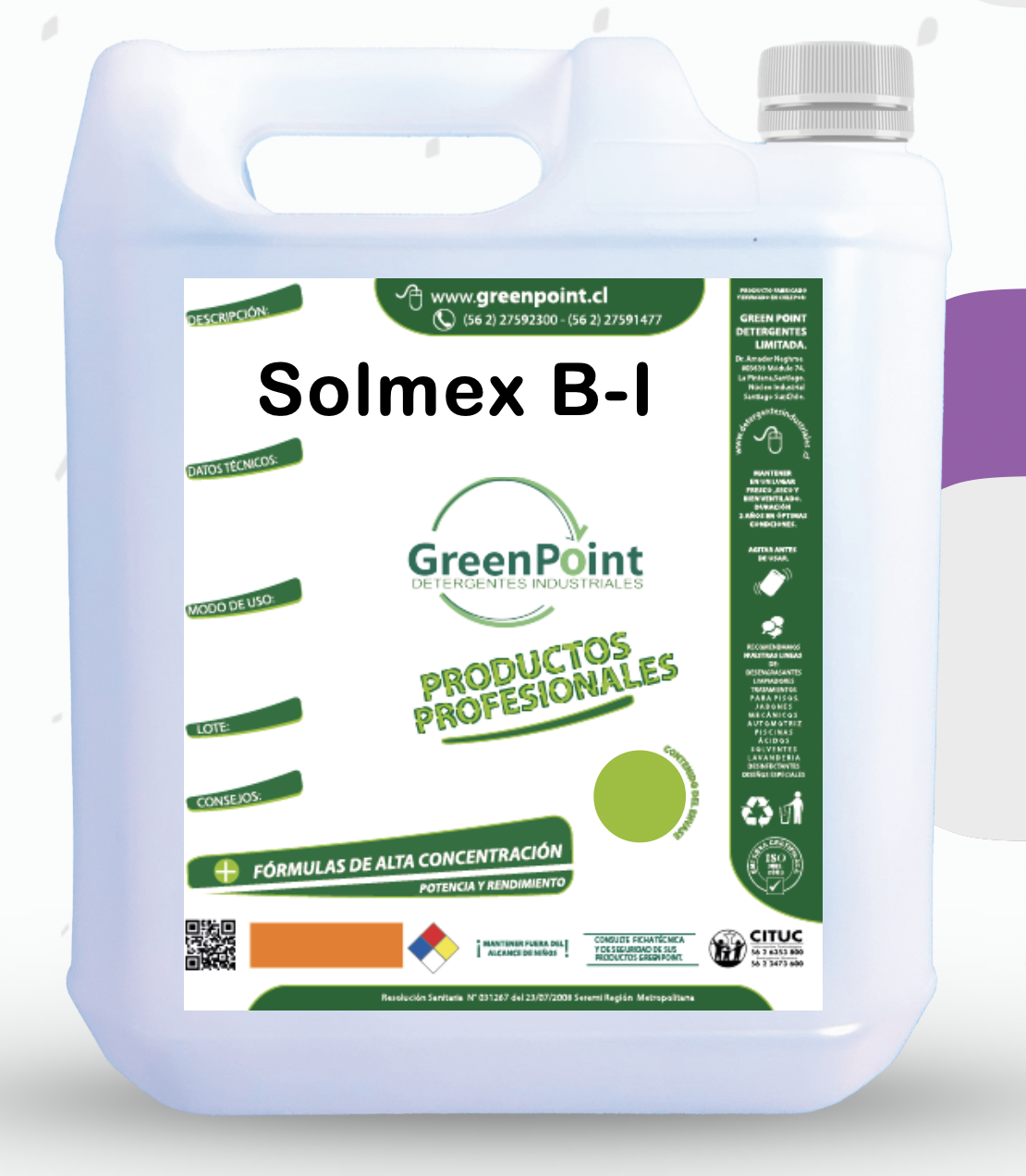 Solmex B-I - Solvente mecanico baja inflamabilidad