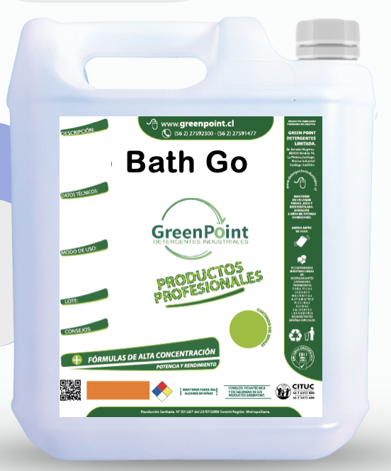 Bath Go - Detergente desincrustante desinfectante con aroma