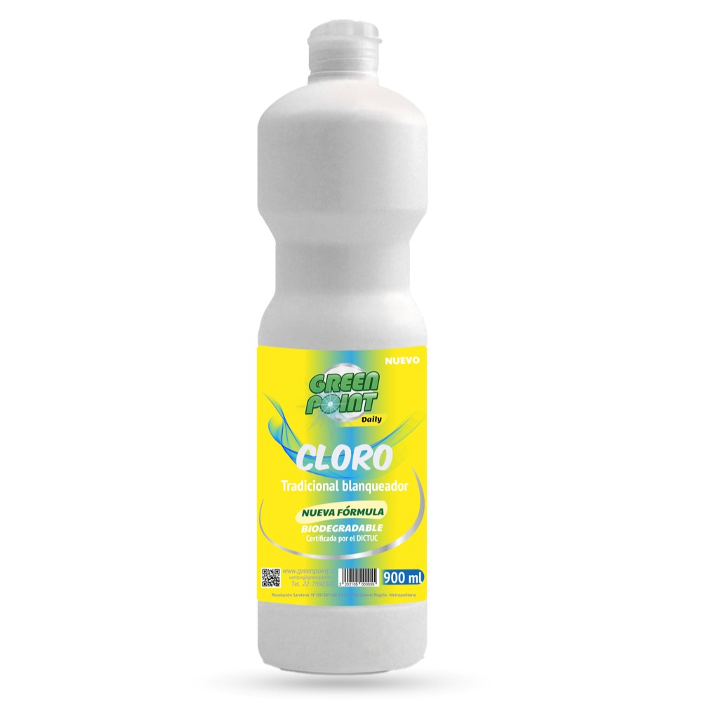 Cloro 900 ml Green Point Daily