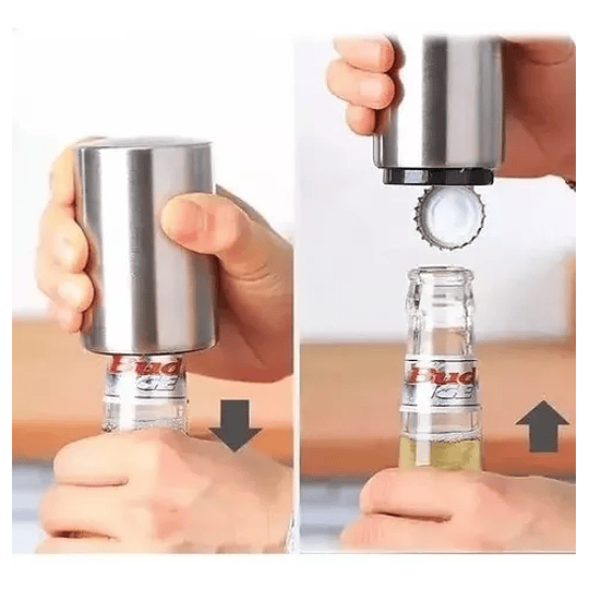 Destapador De Botellas En Acero Automático Magnético - Image 2