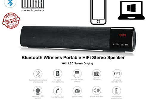 Barra Sonido B28s Bluetooth Lcd Usb Micro Sd Fm Stereo 📻