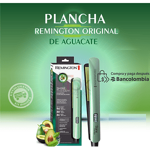 Plancha Reparadora Aguacate Y Macadamia Remington Shine ORIGINAL SELLADO