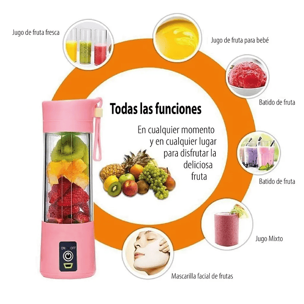 Fresh Juice Cup® licuadora portátil 🥤 3