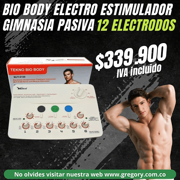 Bio Body Electro Estimulador Gimnasia Pasiva 1