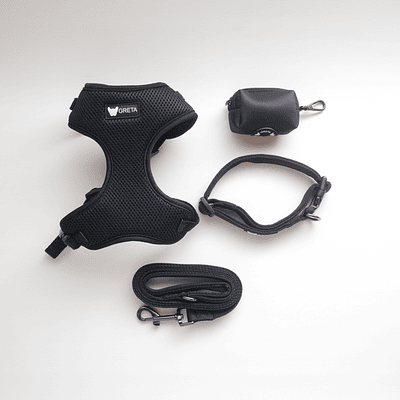 Conjunto Modelo Básicos Doble Air Mesh - Negro