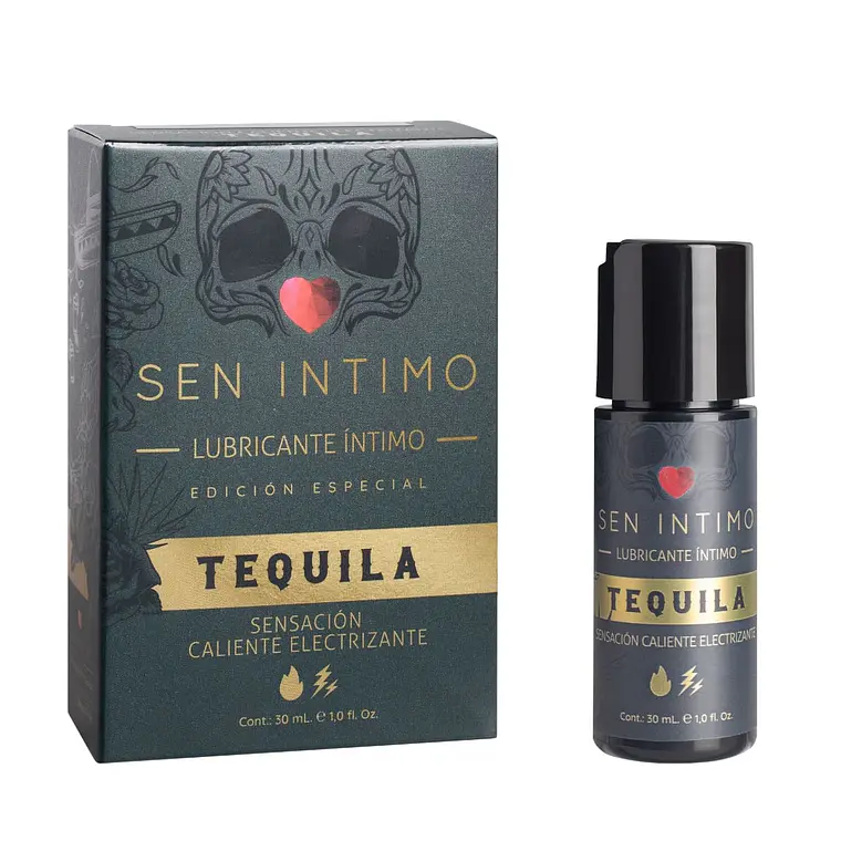 Lubricante Intimo Tequila Caliente Electrizante x30ml 1