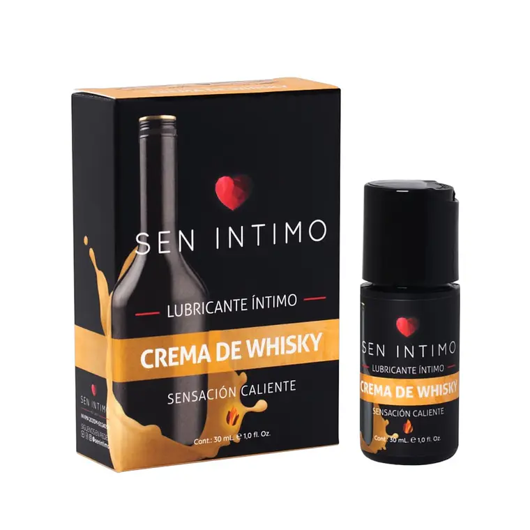 Lubricante Intimo Crema de Whisky Sens. Caliente x30ml 1