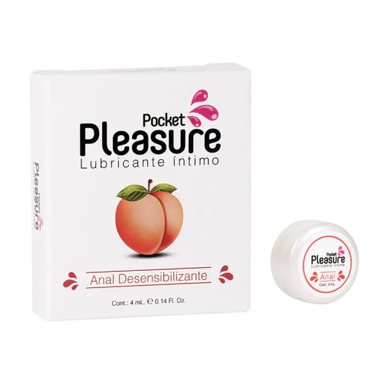 Lubricante Intimo Anal Desensibilizante x4ml Pocket Pleasure 1