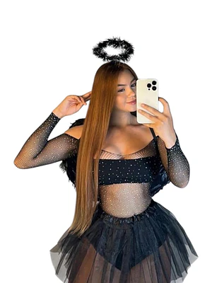 Disfraz Angel Negro
