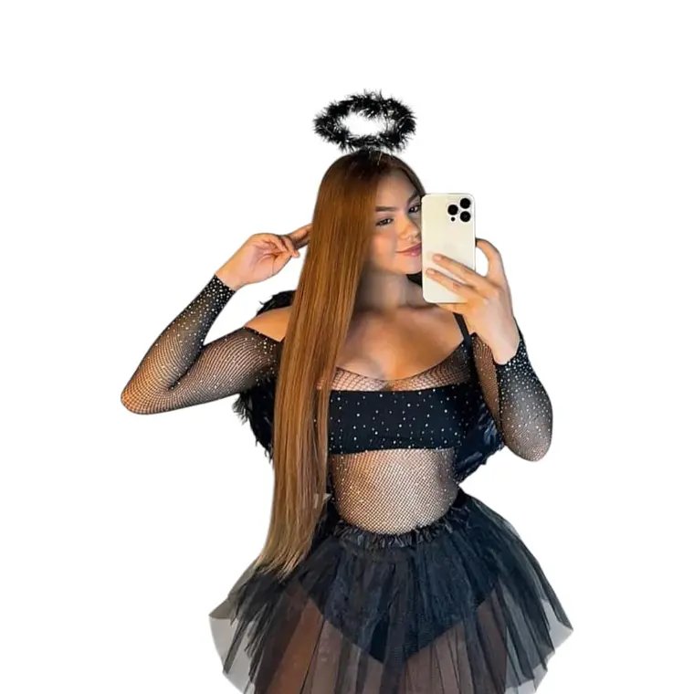 Disfraz Angel Negro 1