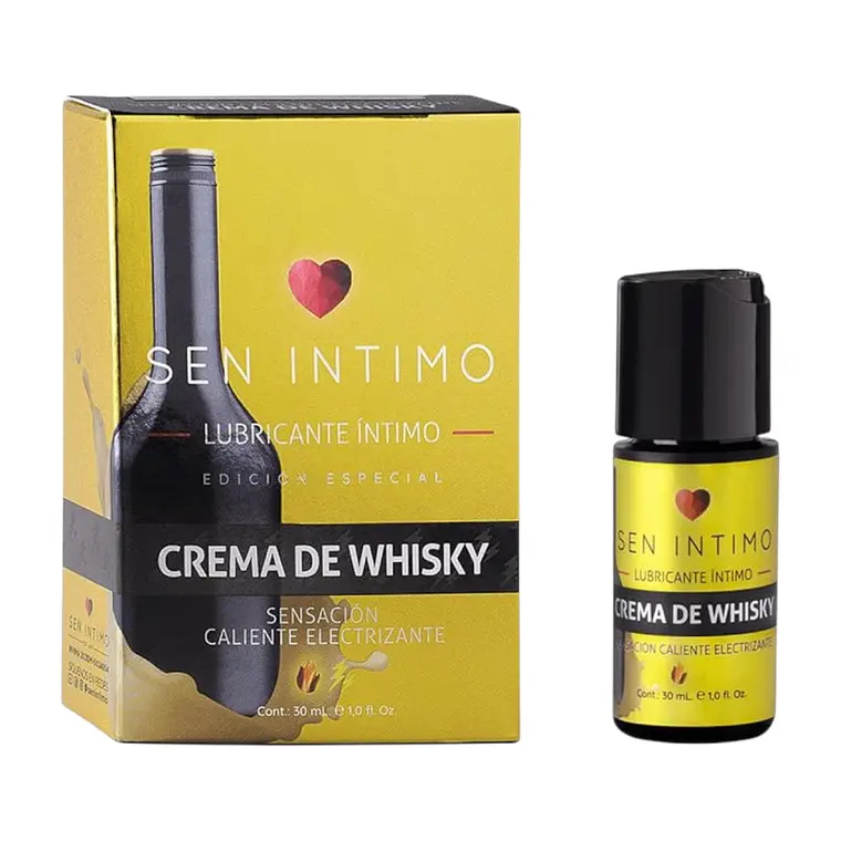 Lubricante Intimo Crema de Whisky Caliente/Electrizante x30ml 1