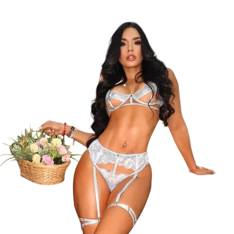 Conjunto Lencería- Liguero Scarlett 2
