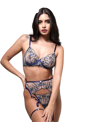 Conjunto Lencería - Ligueros Chantal