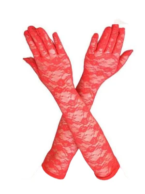 Guantes en Encaje Largos