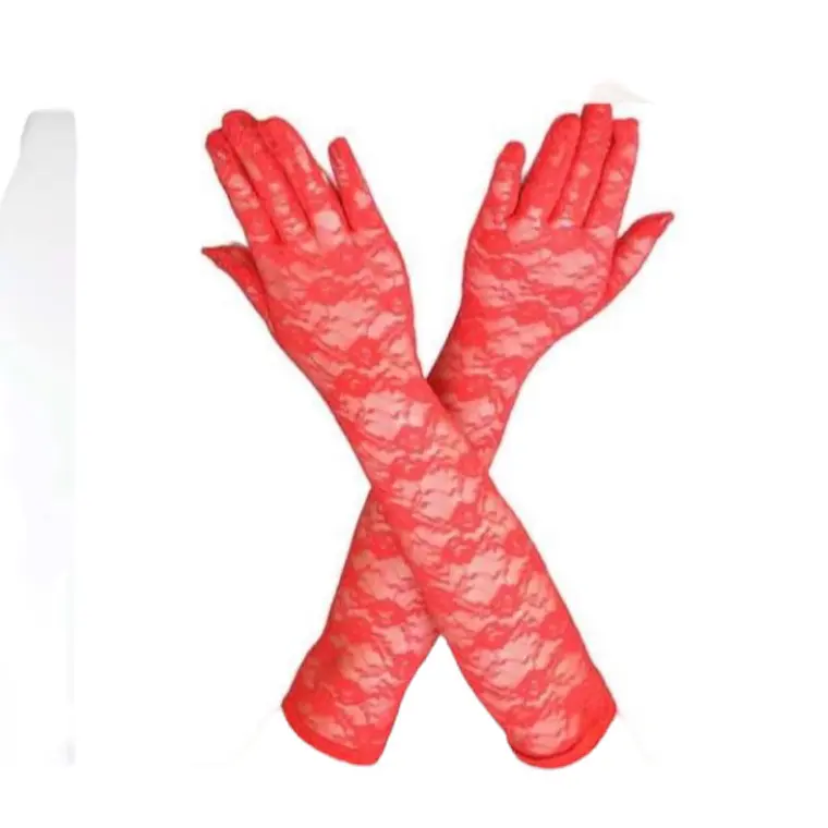 Guantes en Encaje Largos 1