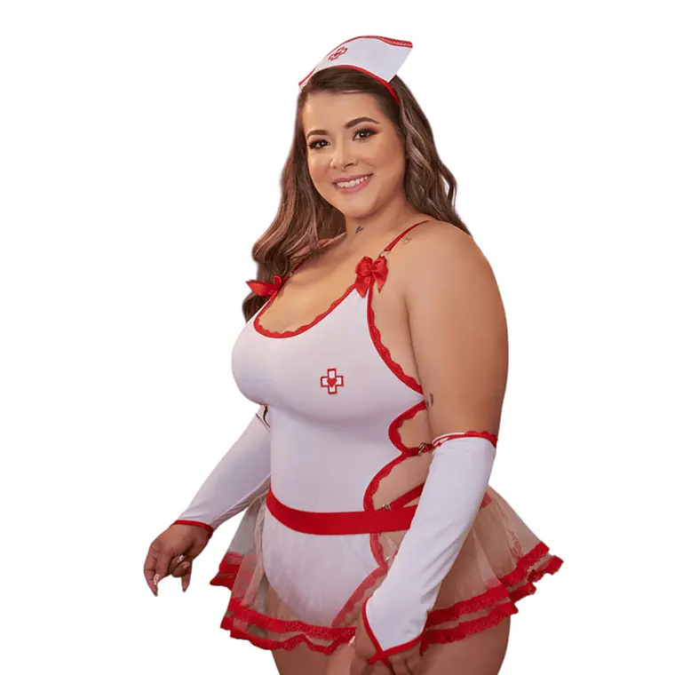Disfraz Erótico Enfermera Body XL 1
