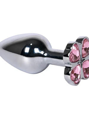 Plug Anal Trébol Gema Rosa Talla S