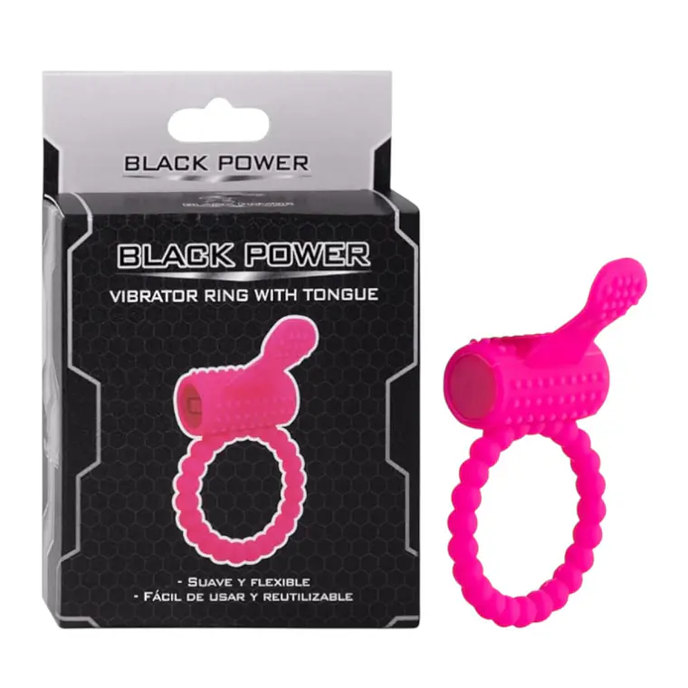 Anillo Vibrador Ring With Tongue 1