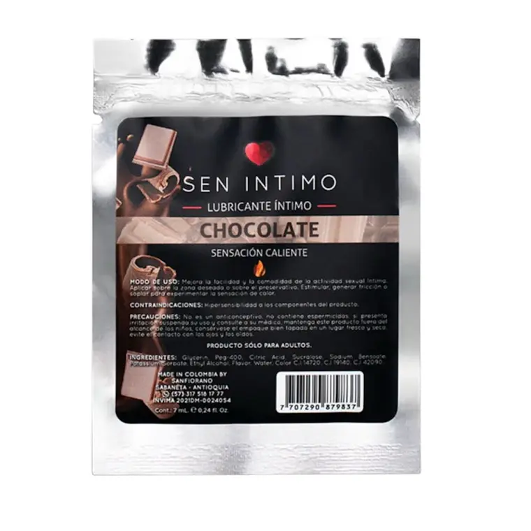 Lubricante Sachet Chocolate x7ml 1
