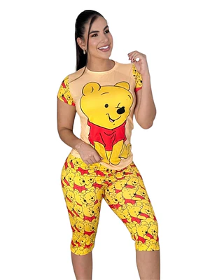 Pijama Capri Winnie Pooh