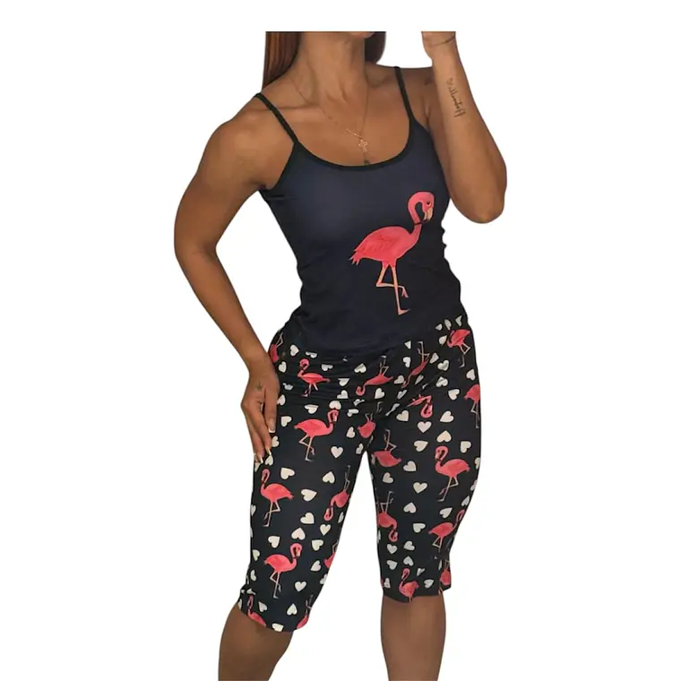 Pijama Capri Flamenco 1