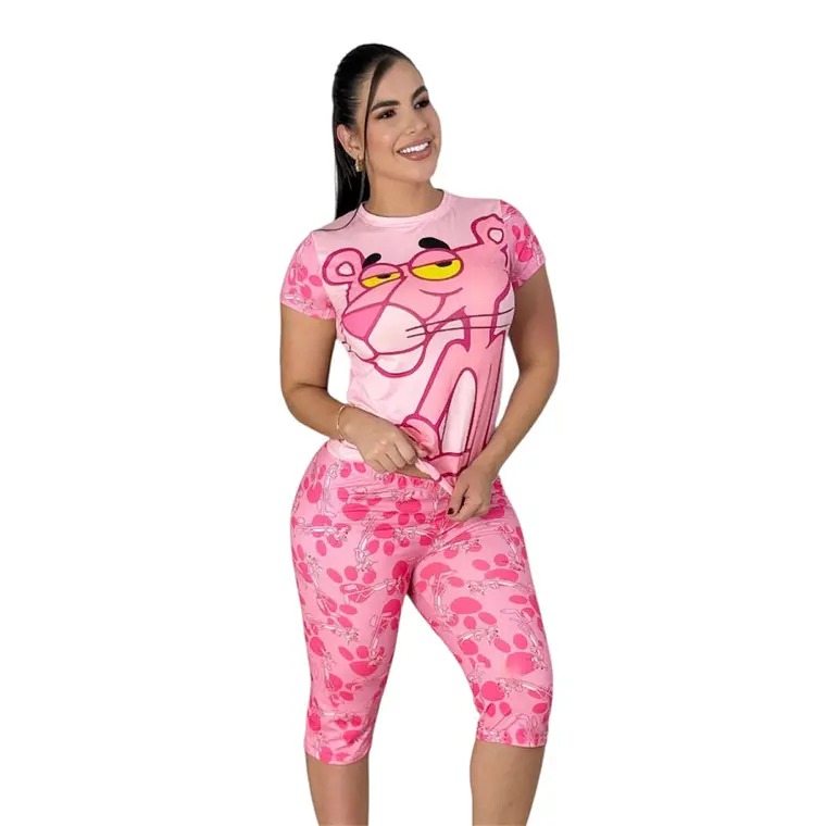 Pijama Capri Pantera Rosa 1