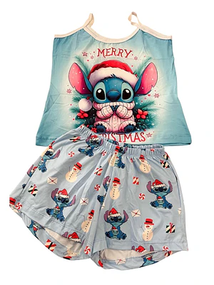 Pijama Short Tiras