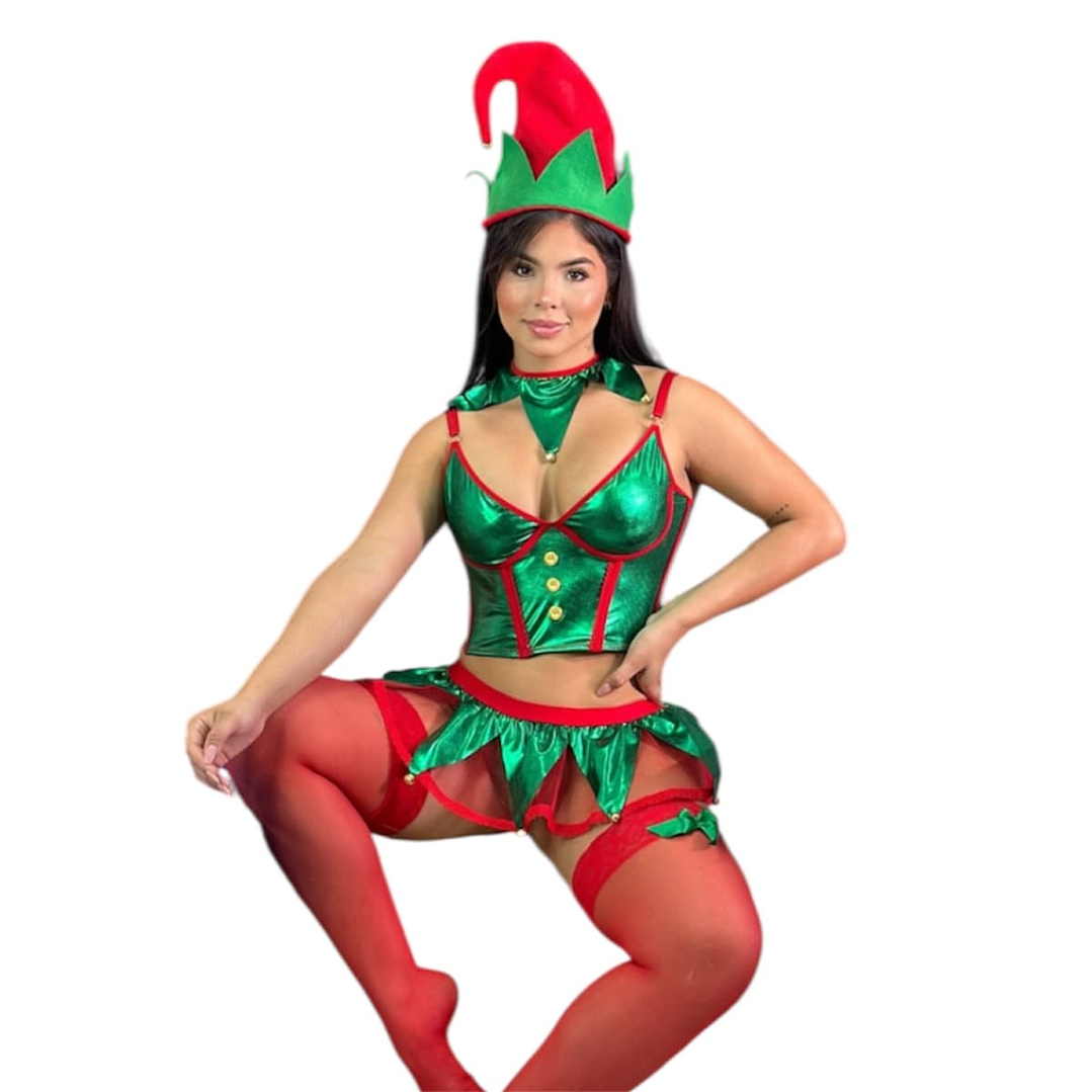 Disfraz Erótico Elfo Navidad 1