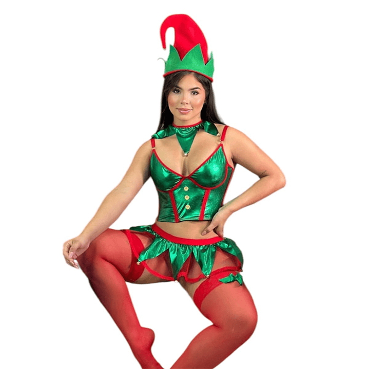 Disfraz Erótico Elfo Navidad 1