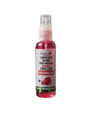 Lubricante Para Masajes Besable Three Love  x60ml Flavor