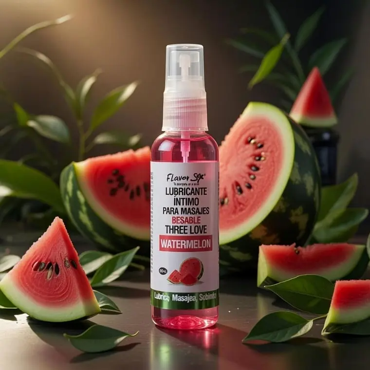 Lubricante Para Masajes Besable Three Love  x60ml Flavor 6