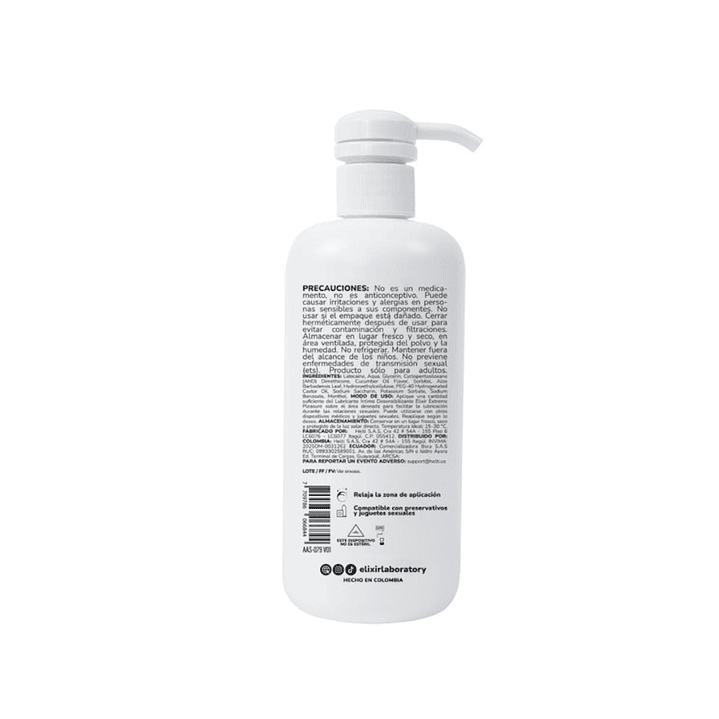 Elixir Anesty Lubricante Intimo Anal Desensibilizante X500ml 2