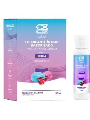 Lubricante Saborizado Chicle Elixir X30ml 