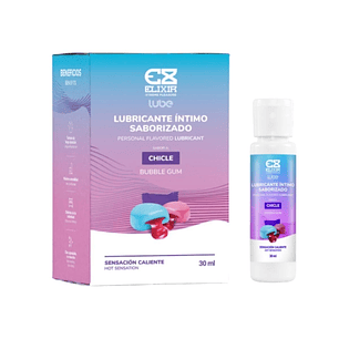 Lubricante Saborizado Chicle Elixir X30ml 
